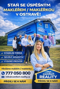Staň se úspěšným makléřem/makléřkou v Comfort reality CZ, s.r.o. v Ostravě